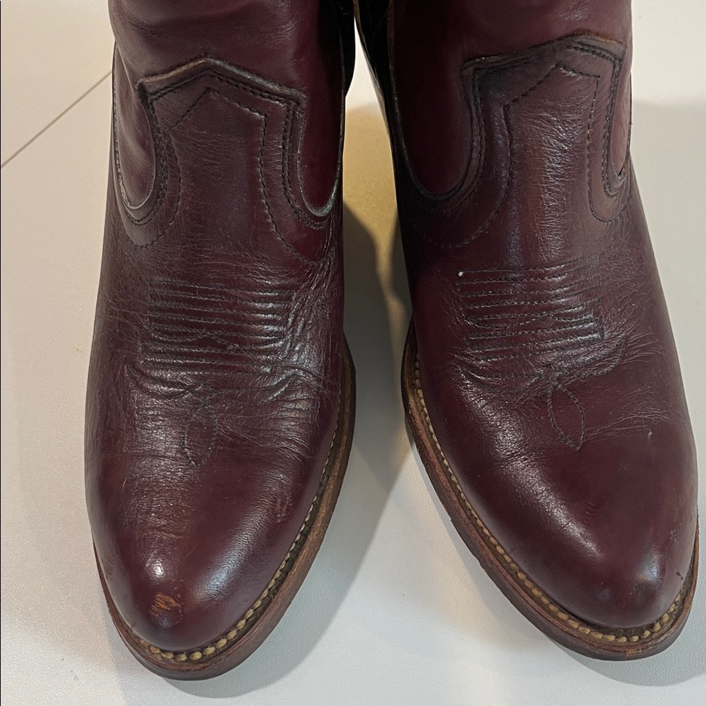 Women's Laredo Vintage leather western boots size 7 - Picture 3 of 9